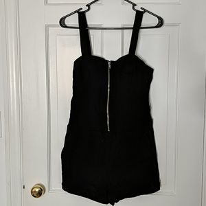 Black romper- overall style almost
